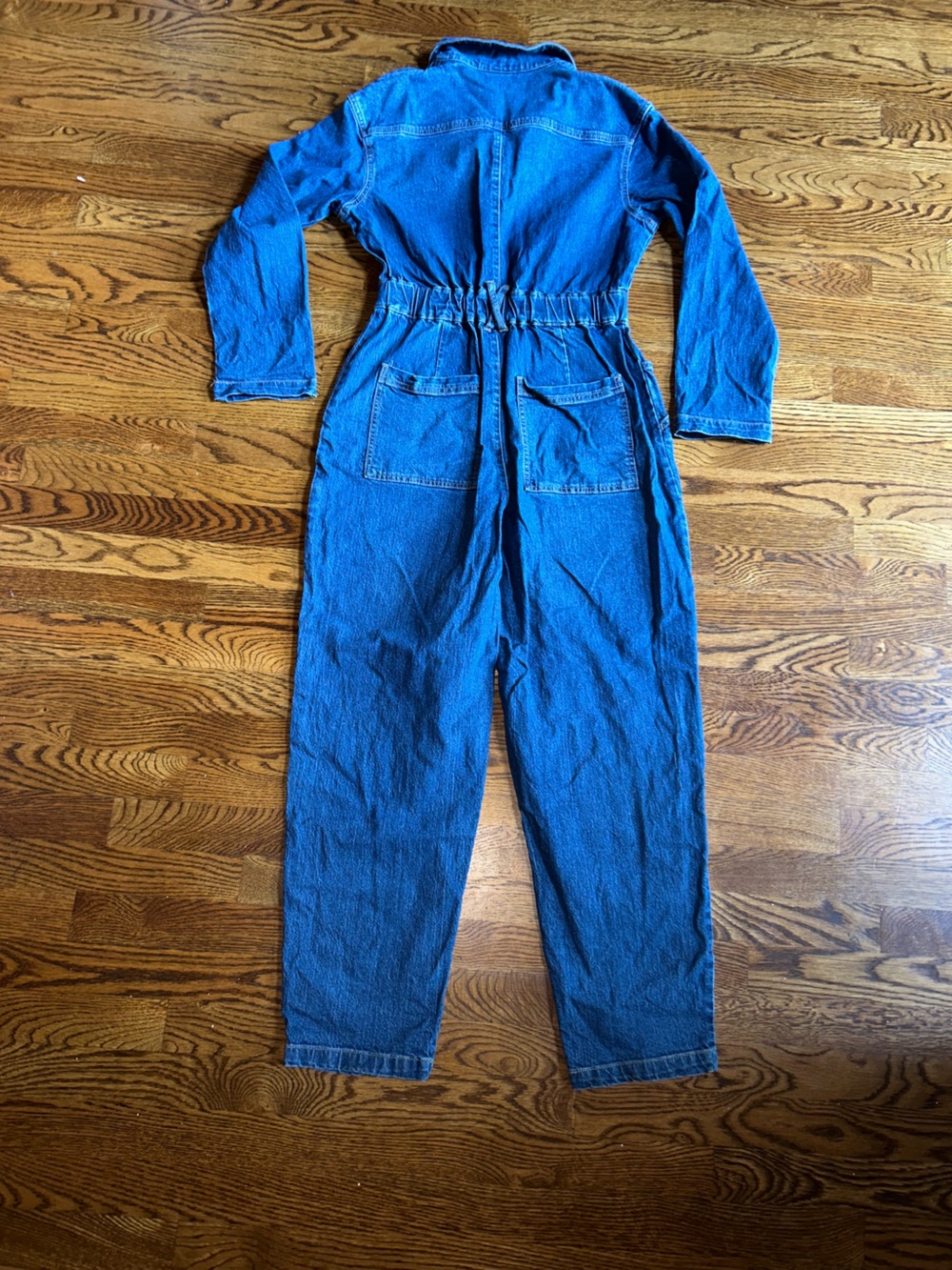 Universal Thread Denim Utility Jumpsuit Women’s Size 4 Blue Long Sleeve - Picture 6 of 7